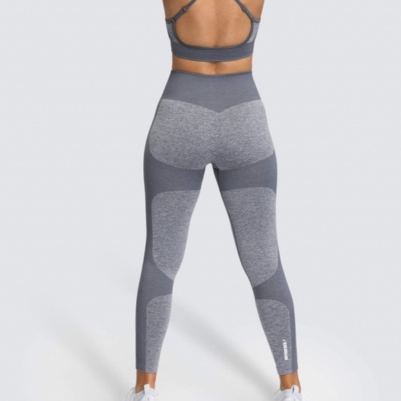 DYE- IMPACT SEAMLESS LEGGINGS - GREY MARL - Picture 9 of 11